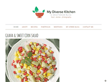 Tablet Screenshot of mydiversekitchen.com